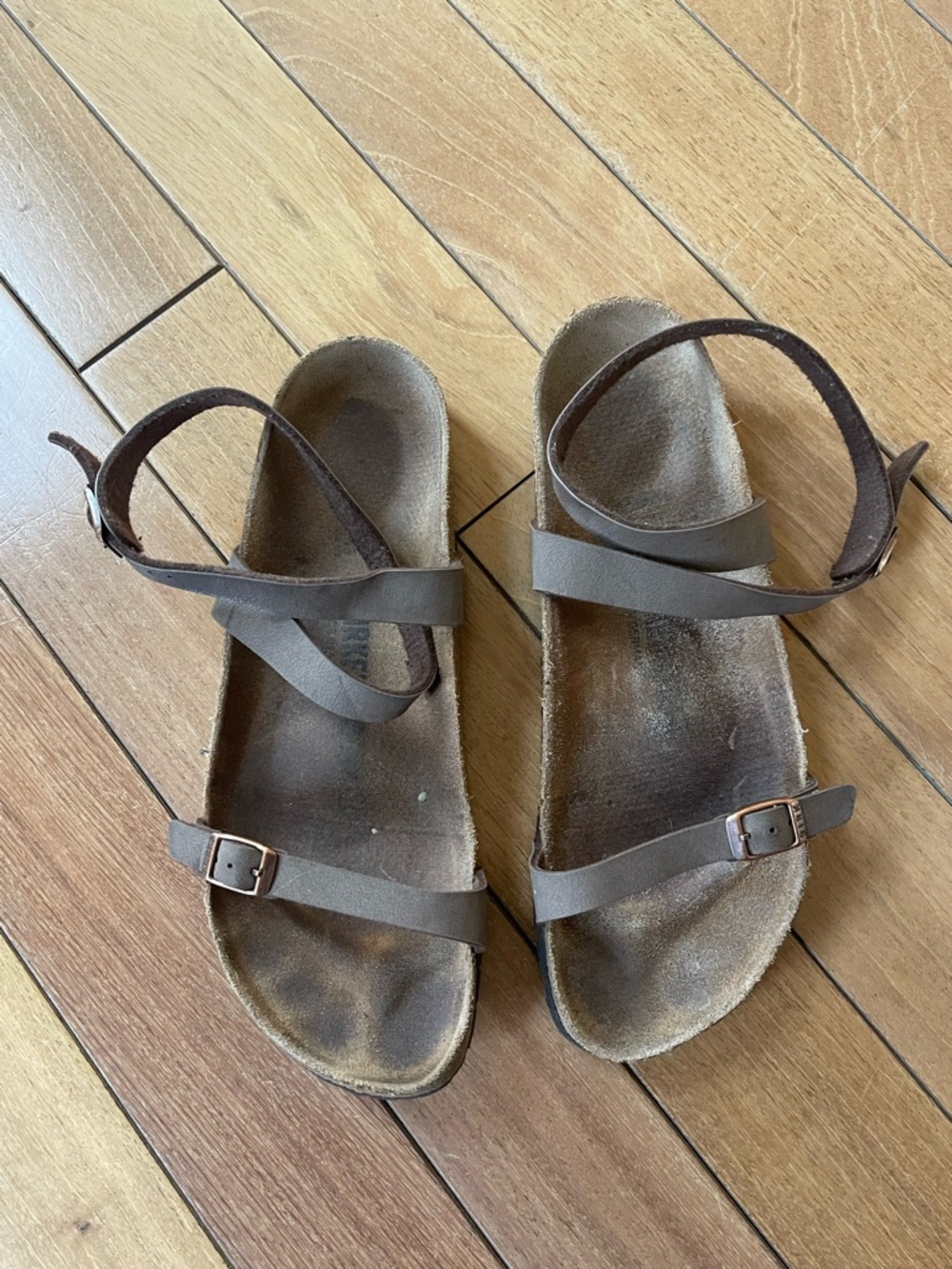 Birkenstock Daloa Mocha Birkibuc Ankle Strap Sandals Size 10 EU 41